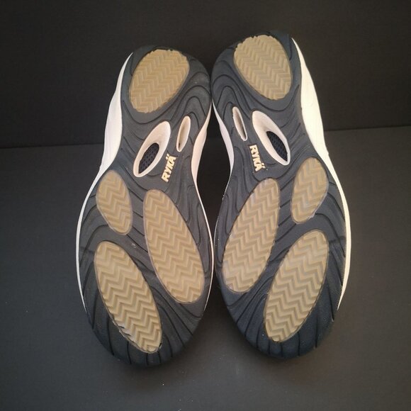 Ryka Aqua Performance Nitracel Light Ladies Size 8M Navy & White Water Shoes - Picture 7 of 10